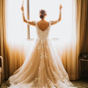 Essence of Australia D2186 Blush Wedding Dress